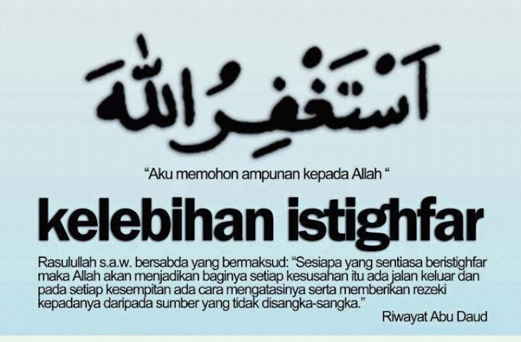 Istighfarlah selalu...