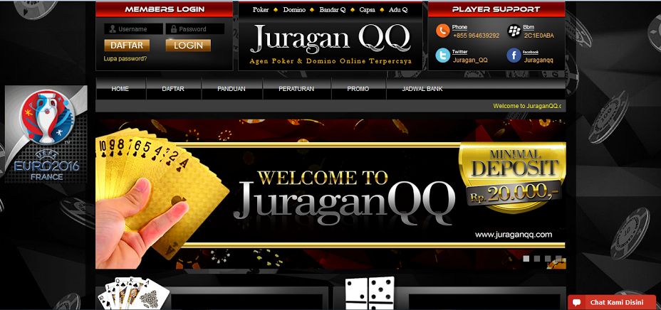 Juragan QQ Agen Poker & Domino Online Terpercaya 