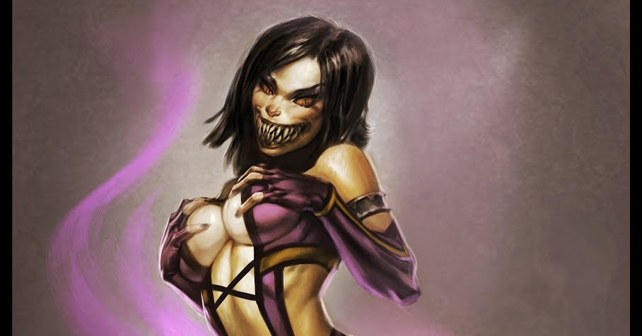 Mileena Playboy Pinup.