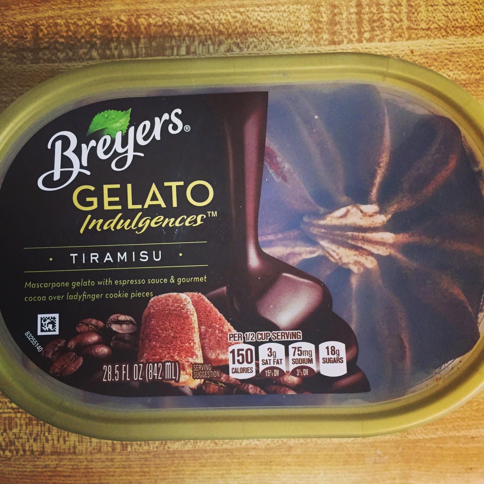 Breyer's Tiramisu Gelato Indulgences