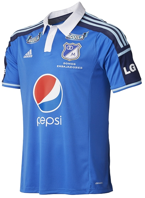 camiseta millonarios adidas