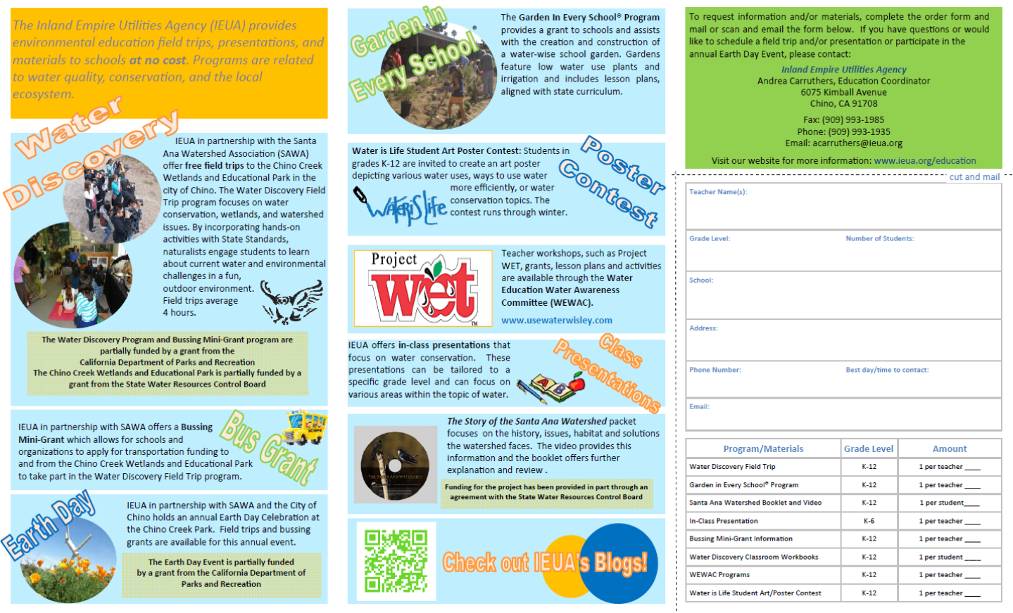 program pamphlets