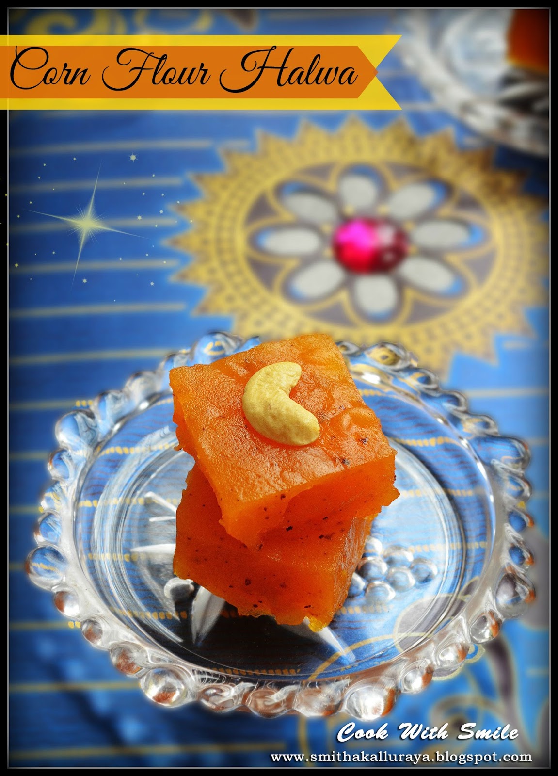 CORNFLOUR HALWA / KARACHI HALWA/ BOMBAY HALWA Cook With Smile