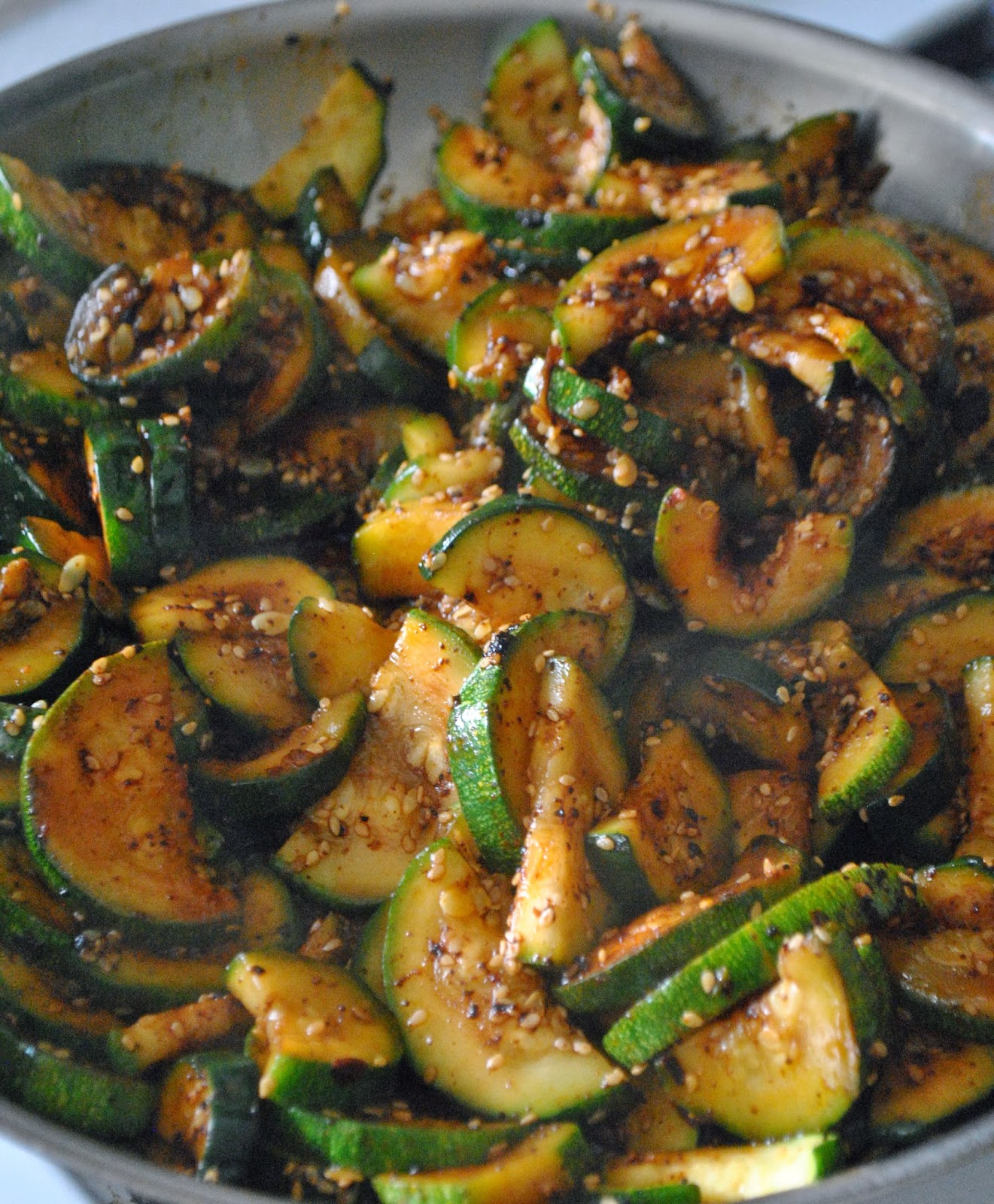 Lori's Lipsmacking Goodness Spicy Korean Zucchini