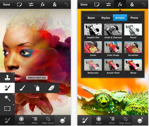 Adobe Photoshop Touch está disponível para iPhone e Smartphones Android Adobe Photoshop Touch está disponível para iPhone e Smartphones Android