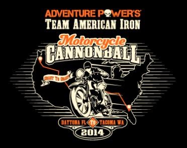 Adventure Power´s Team American Iron - Motorcycle Cannonball