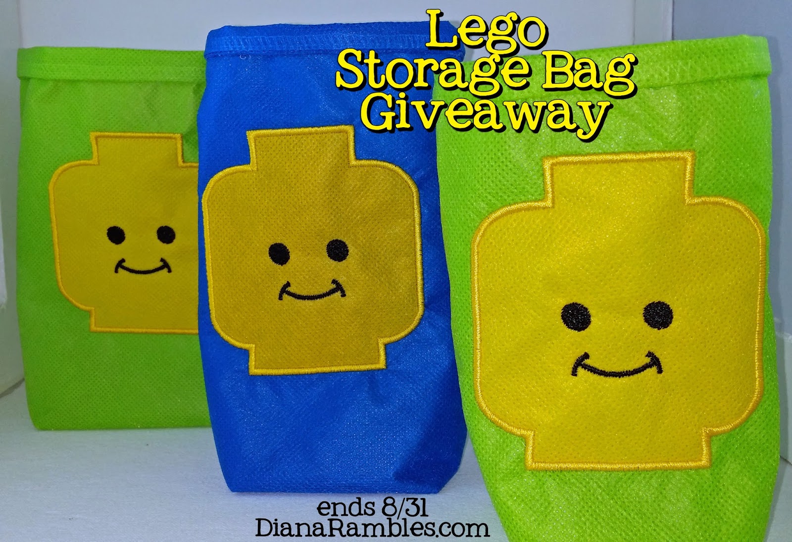 Diana Rambles Lego Storage Bag Giveaway