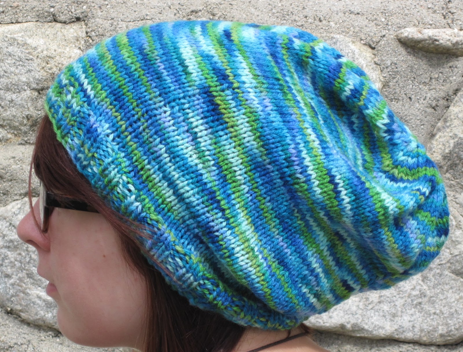 Crafting With Style: Free Pattern for Knit Slouchy Hat