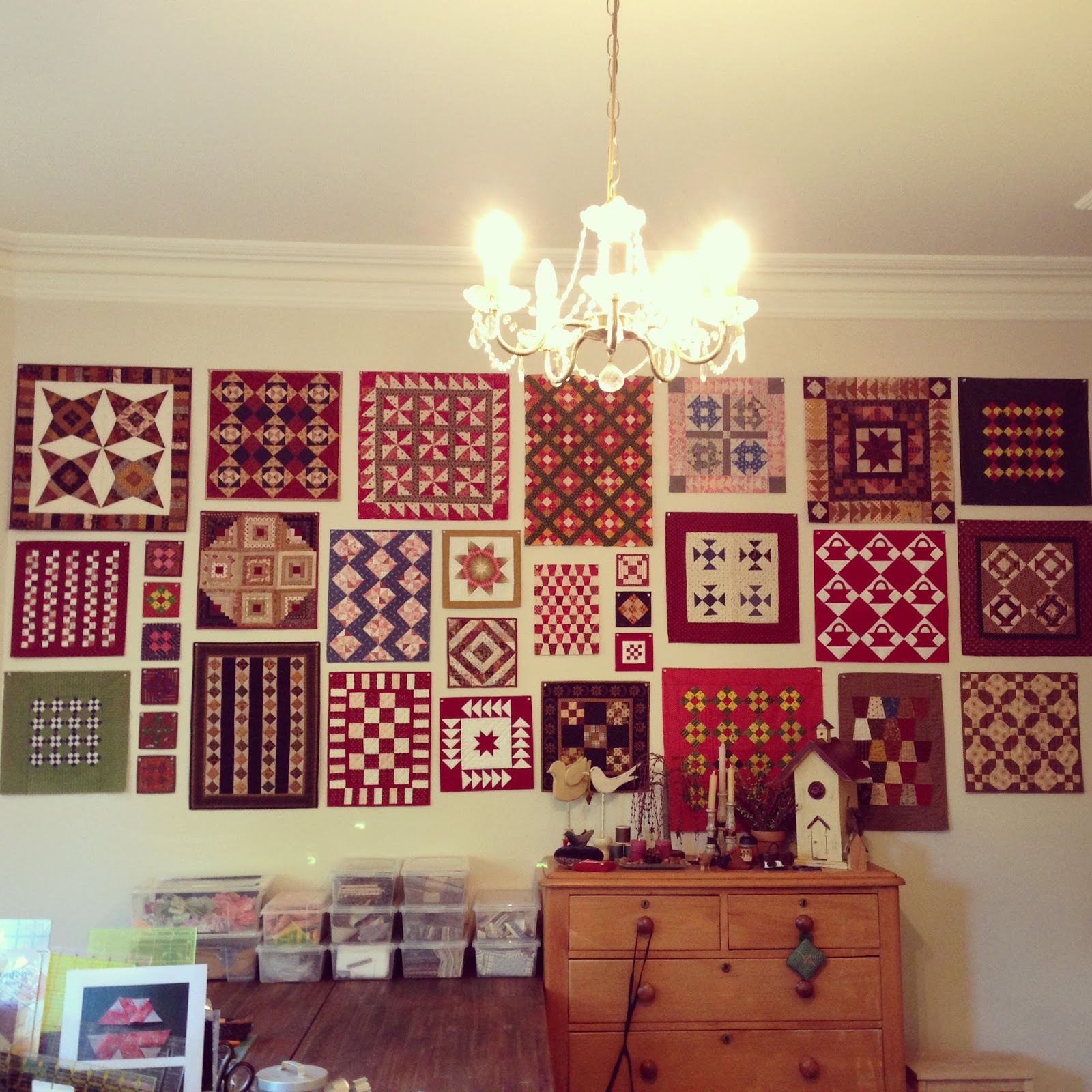 Quilts In The Barn Great Wall of Quilts!