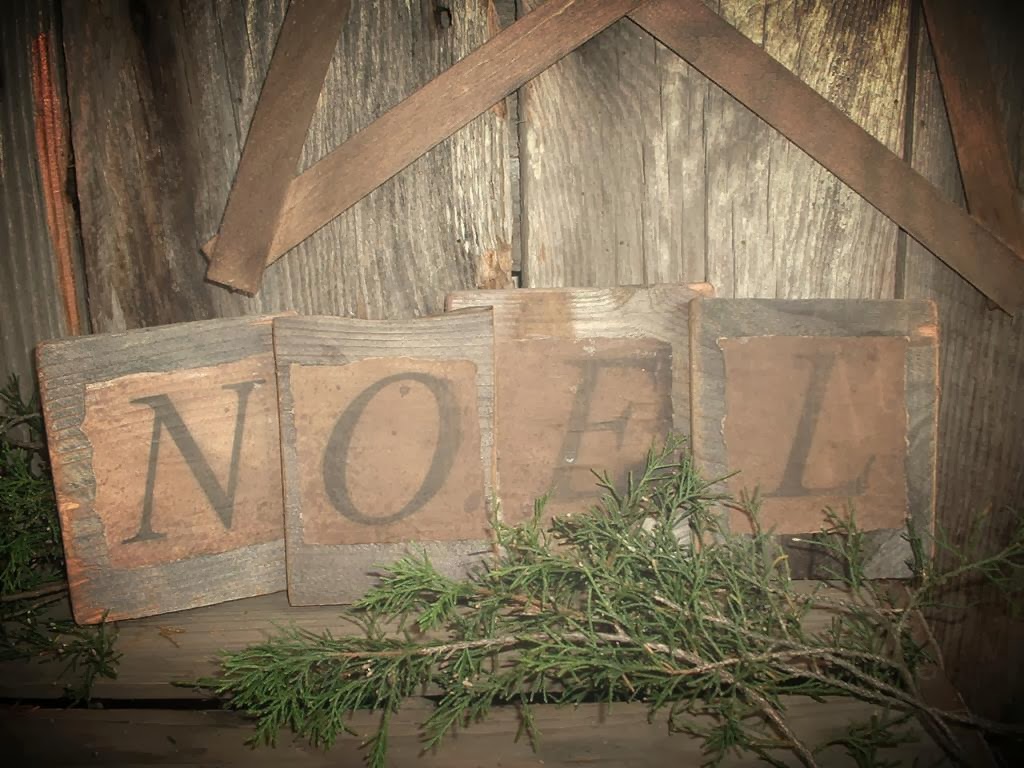 Daughternature Primitive Folk Art Primitive Farmhouse Christmas decor...