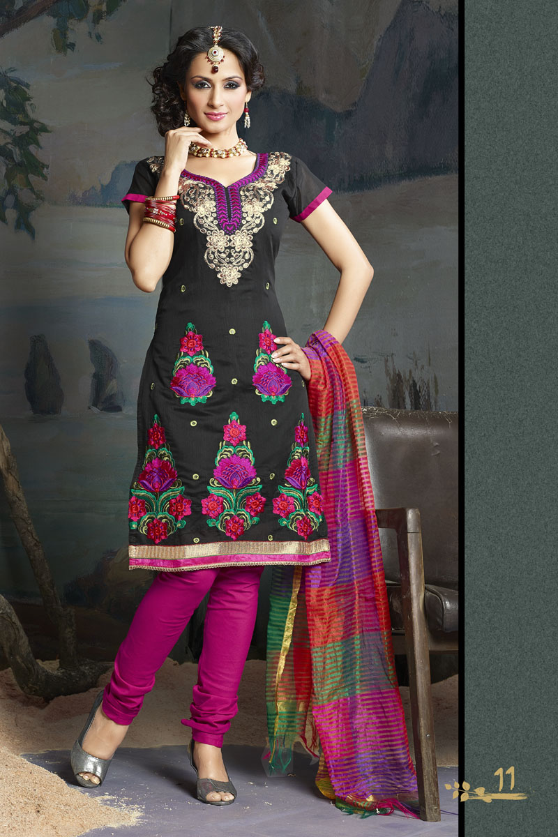 Ladies Embroidered Salwar Kameez Indian Designer Suits Helix