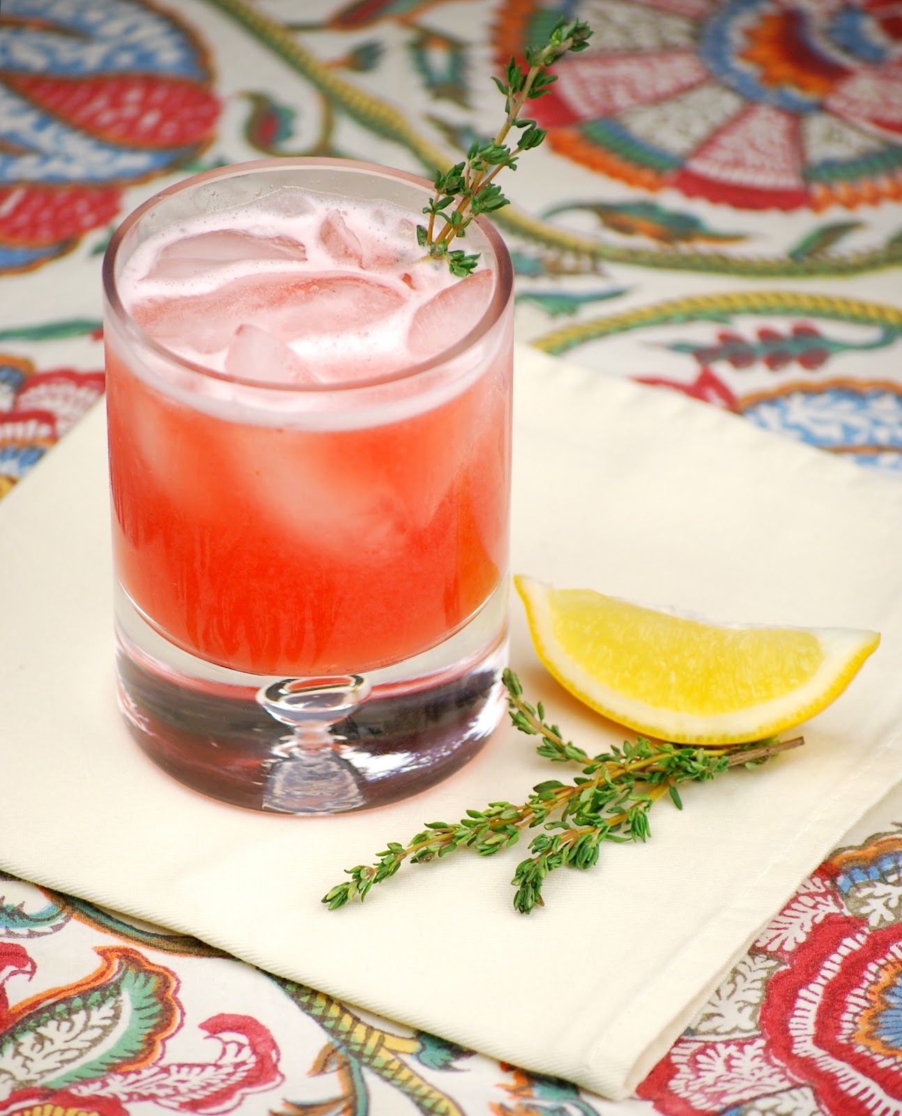 Tasty Trials A guest post and a StrawberryThyme Cocktail