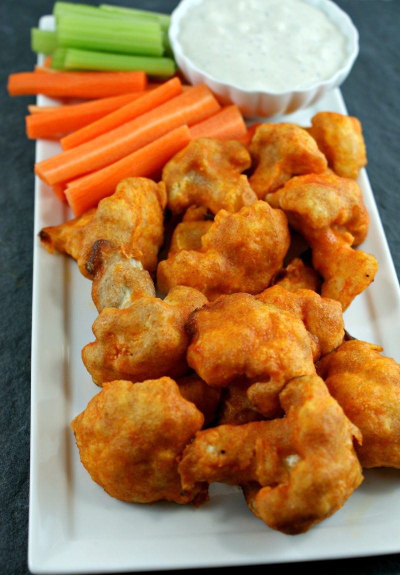 Authentic Suburban Gourmet Friday Night Bites Cauliflower Buffalo Wings