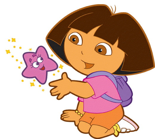 Cartoon Characters: Dora the Explorer (PNG)