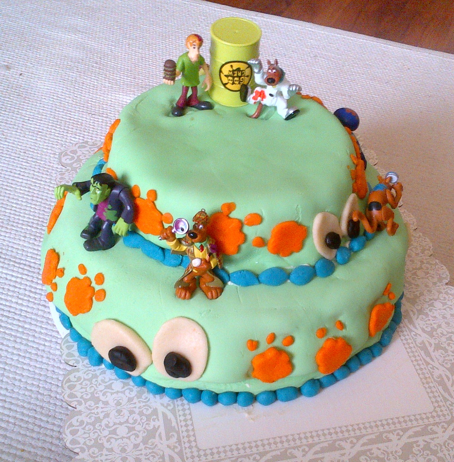 Monkey Kitchen Yusef S 5th Birthday Scooby Doo Cake