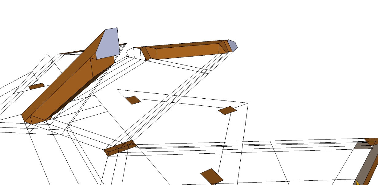 Roof Framing Geometry The single sided hip sprocket
