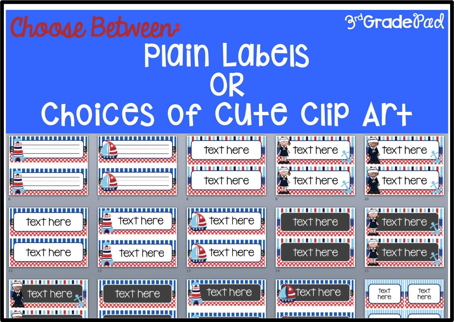 Classroom Decor & Interactive Notebook Must Haves 3rd Grade Pad