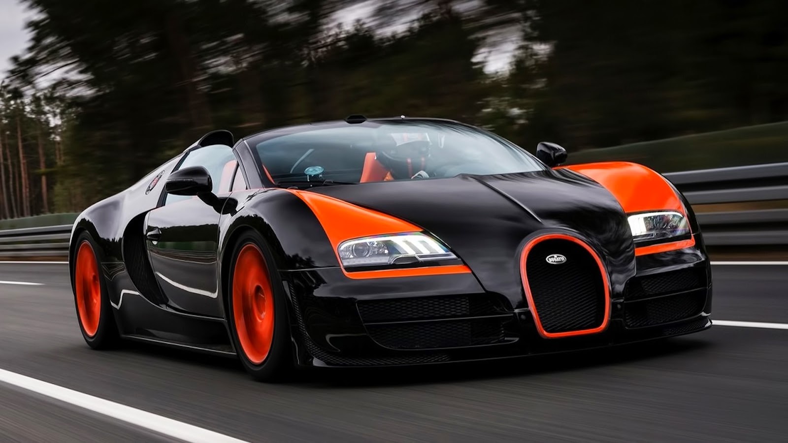 bugatti veyron orange hd wallpaper supercardrenaline free full