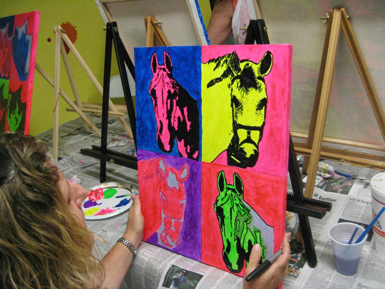 Create Studios, Baton Rouge Art, Craft, Painting Classes pop art