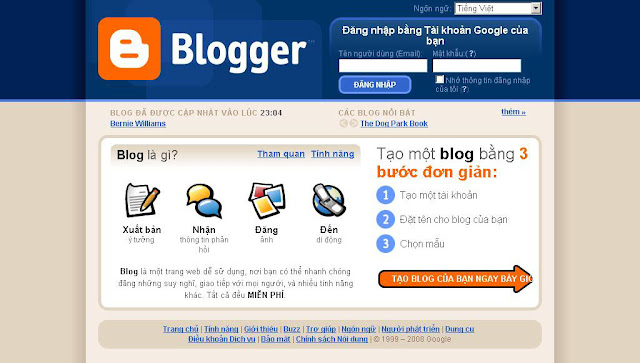 Blogger Blogger la gi
