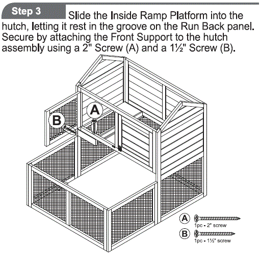 Premium Plus Rabbit Ranch by Ware Mfg. Assembly Instructions