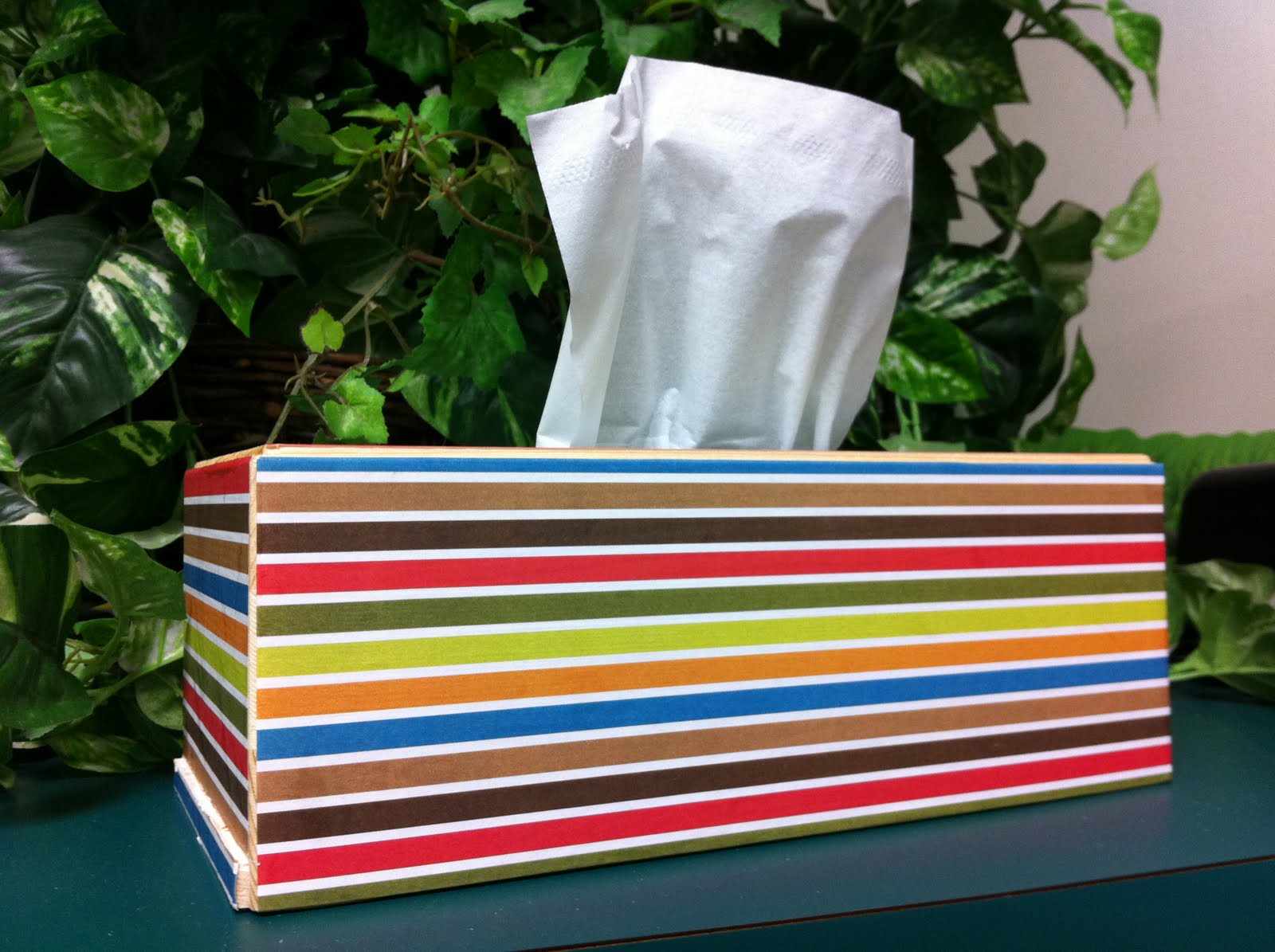 I Made You Something Decoupage Tissue Box