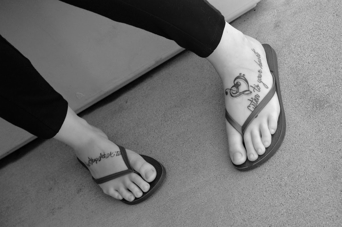 White Teen Feet