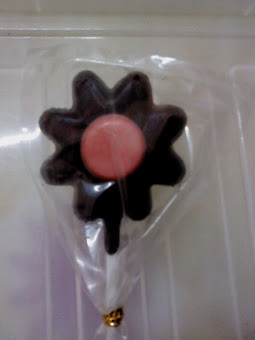 Choco Dark Milk Sunflower Shape Lollipop