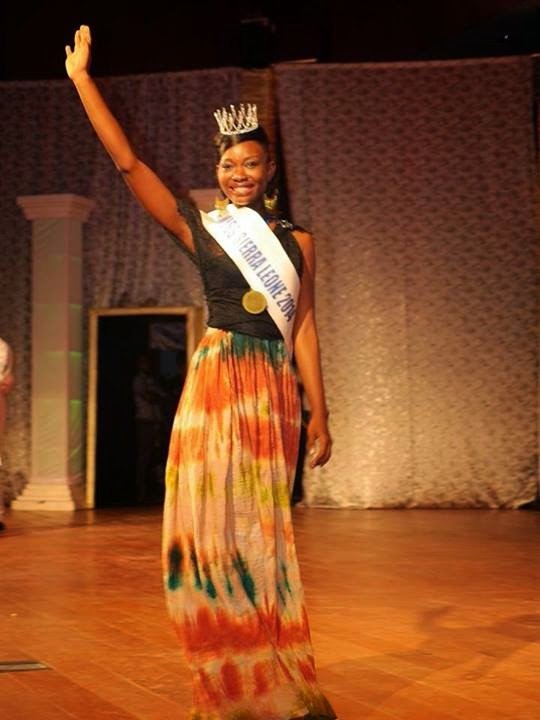 Miss Sierra Leone 2014 winner Margaret Murray