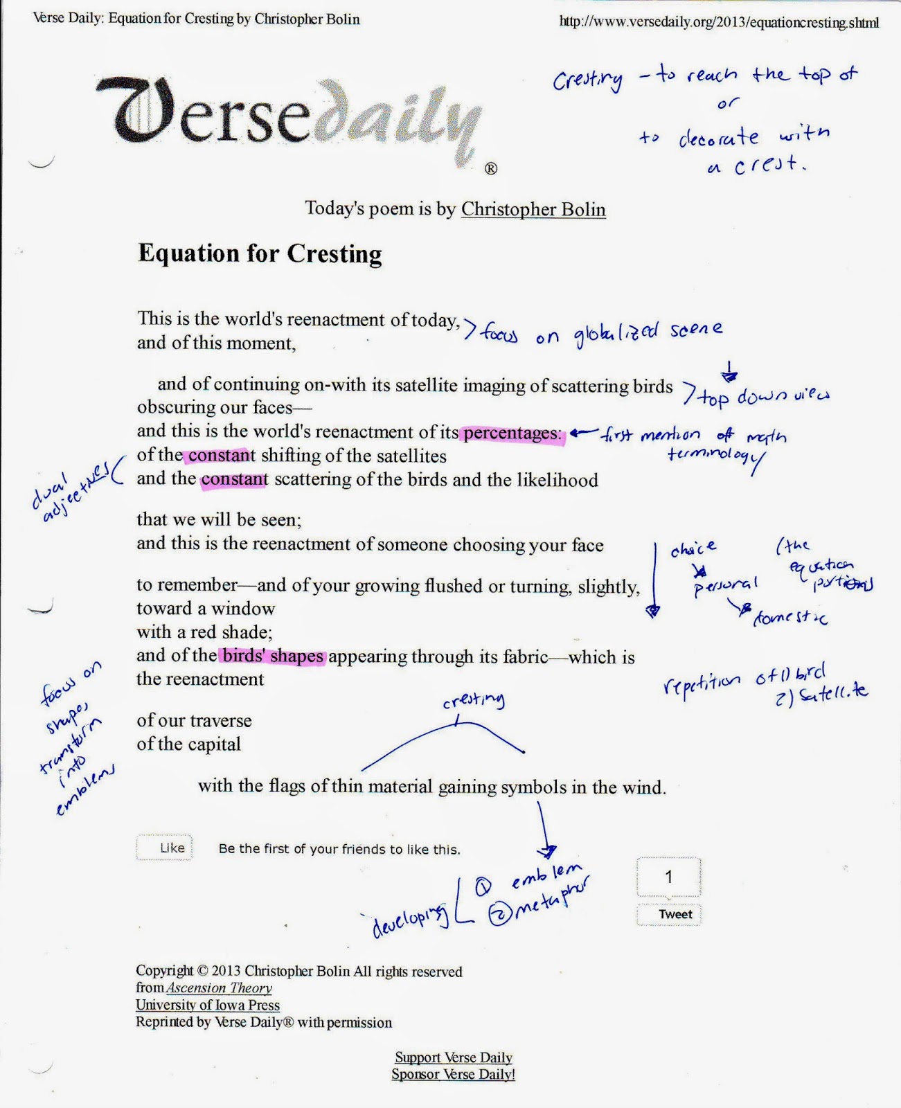 The art of losing poem picture