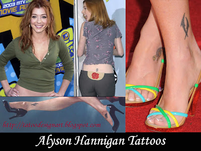 Alyson Hannigan Tattoos - Female Celebrity Tattoo Ideas