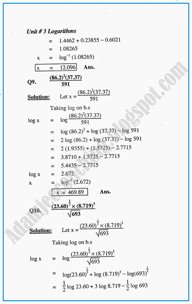 Download Class XI - Mathematics Formulas CBSE PORTAL