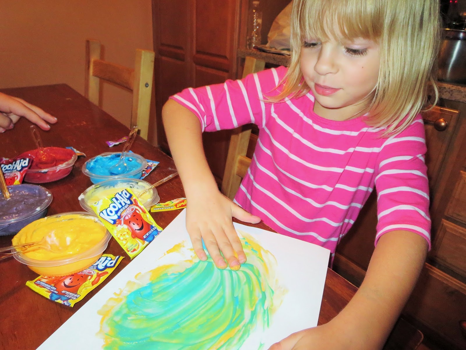 Ramona Avenue Edible Finger paint DIY