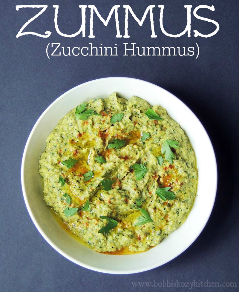 Zummus (Zucchini Hummus) Bobbi's Kozy Kitchen