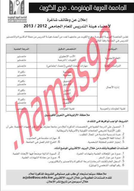 جريدة الراى الكويتية وظائف الخميس 13\12\2012  %D8%A7%D9%84%D8%B1%D8%A7%D9%89+2
