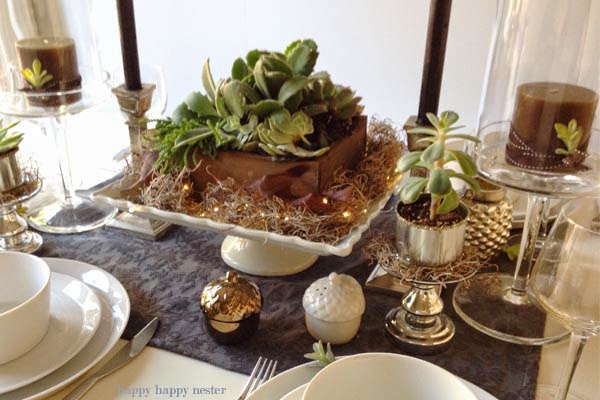 Thanksgiving Table Setting Ideas Using Succulents Thanksgiving Table Setting Ideas Using Succulents