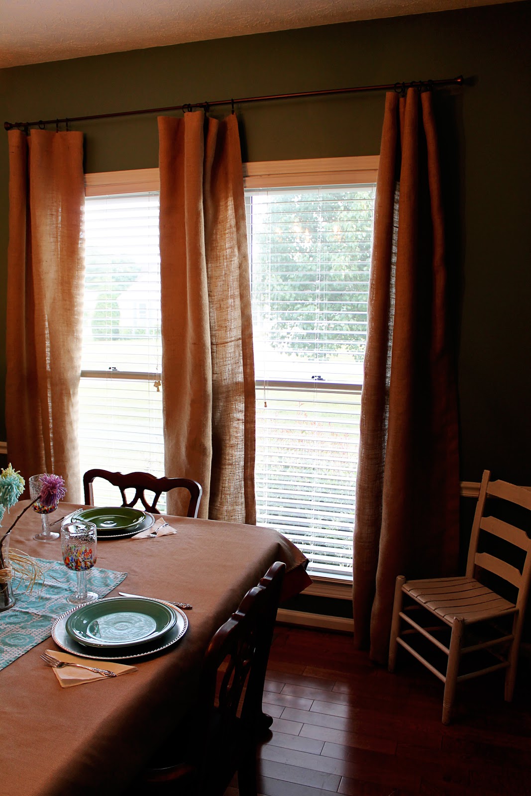 Living the Sweet Life How to Burlap Curtains