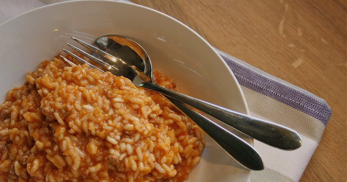 HALF A POT OF CREAM Risotto Bolognese