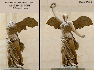 Photoshop Reconstruction of WINGED VICTORY of Samothrace
