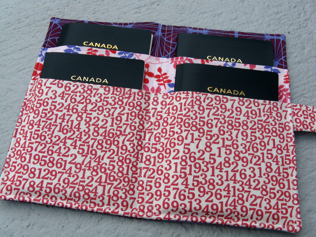 Crafting... Family Passport Wallet and a pattern giveaway!