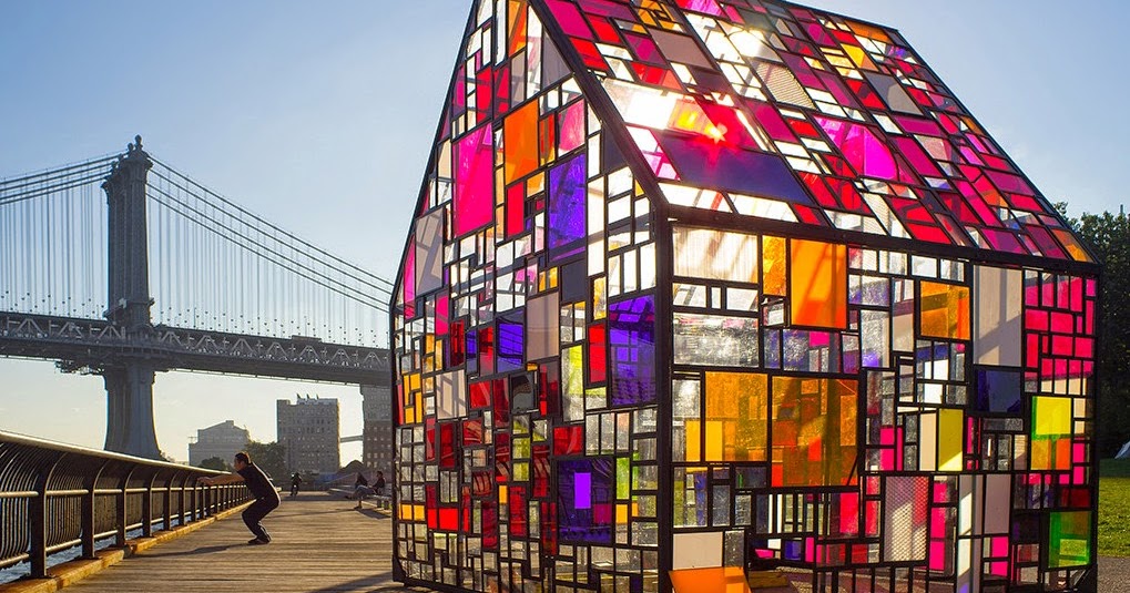 The Flying Tortoise Tom Fruin's Wonderfully Colourful Stained Glass