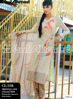 Gul Ahmed Lawn Collection Vol-2 Summer For Ladies