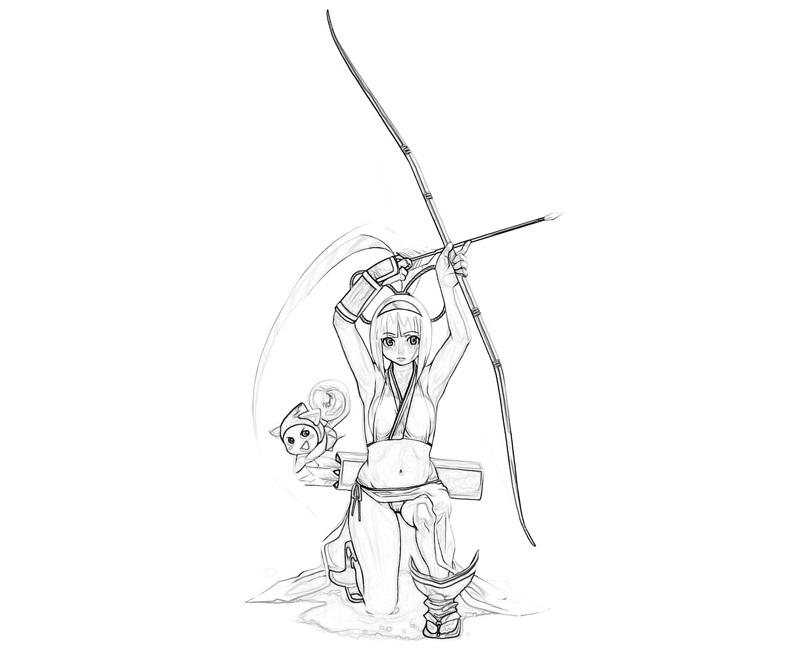 Samurai Shodown Mina Majikina Weapon Coloring Pages samurai-shodown-mina-majikina-weapon-coloring-pages