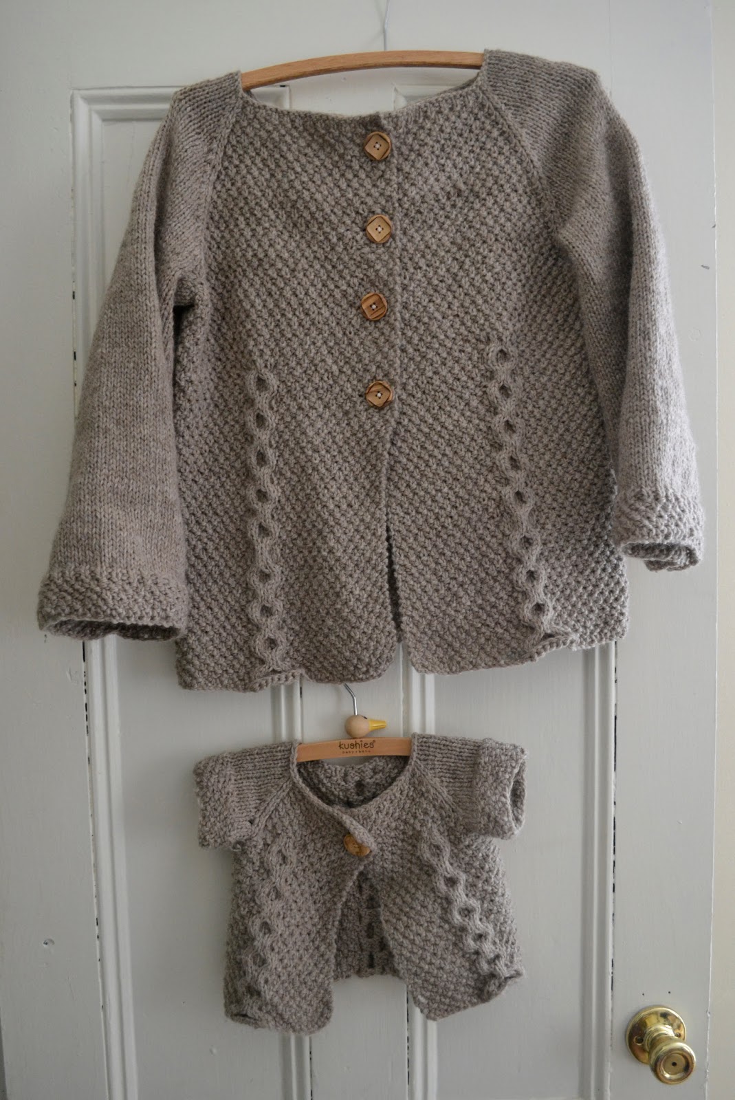 Örgü Hırka Yapılışı Anne ve Çocuk İçin Takım Kadın Bahçesi