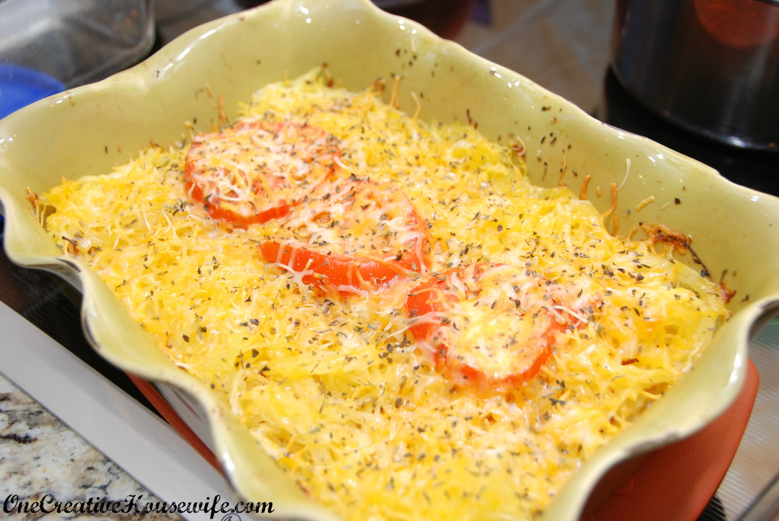 One Creative Housewife: Spaghetti Squash Bake