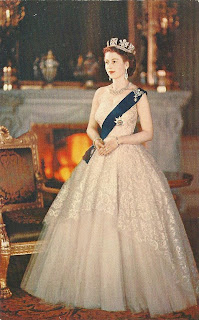 Vintage Travel Postcards: Her Majesty Queen Elizabeth II