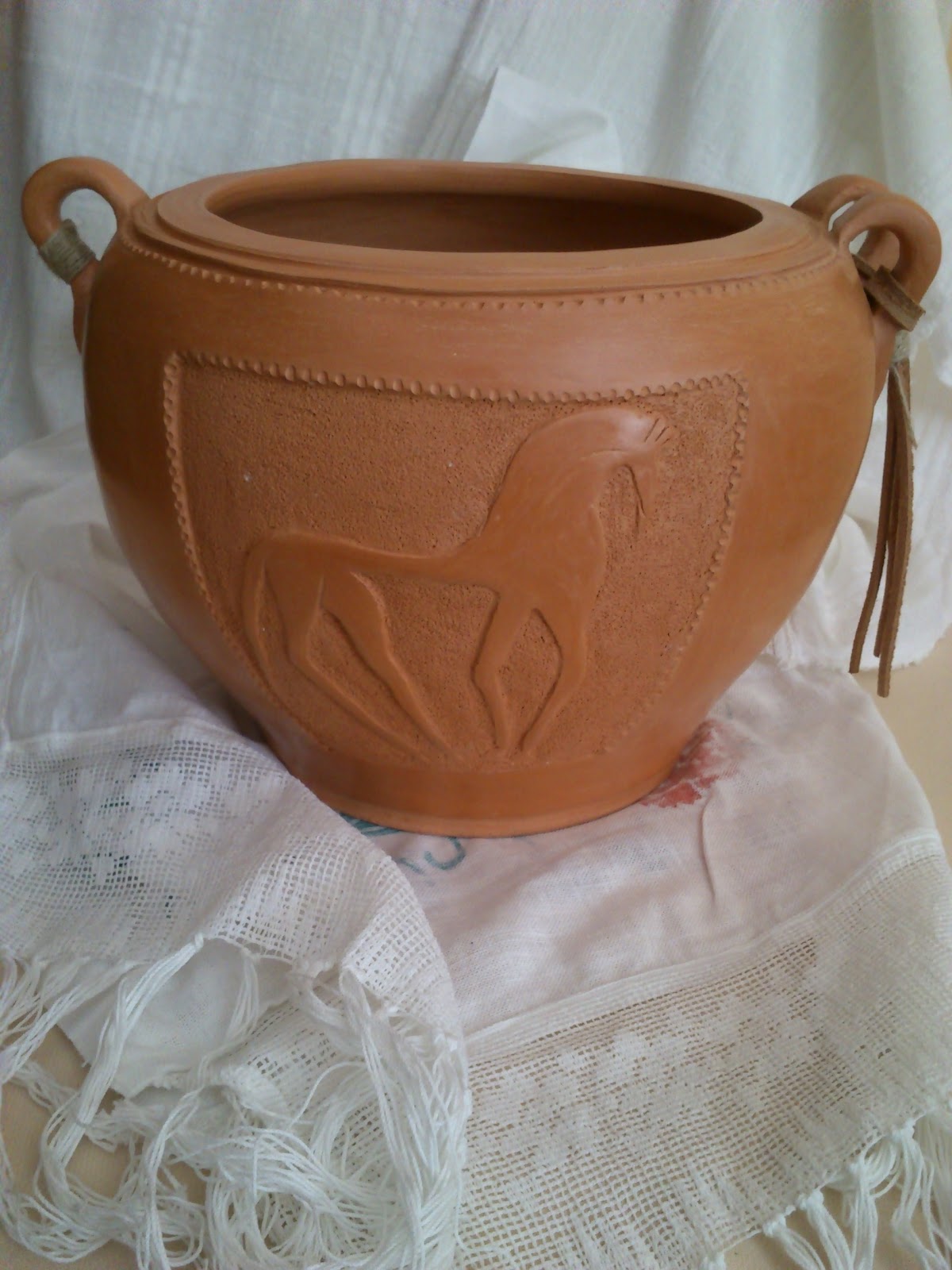 Katarina Bobic's Coiled Pottery Bisque and Smoke Firing Results