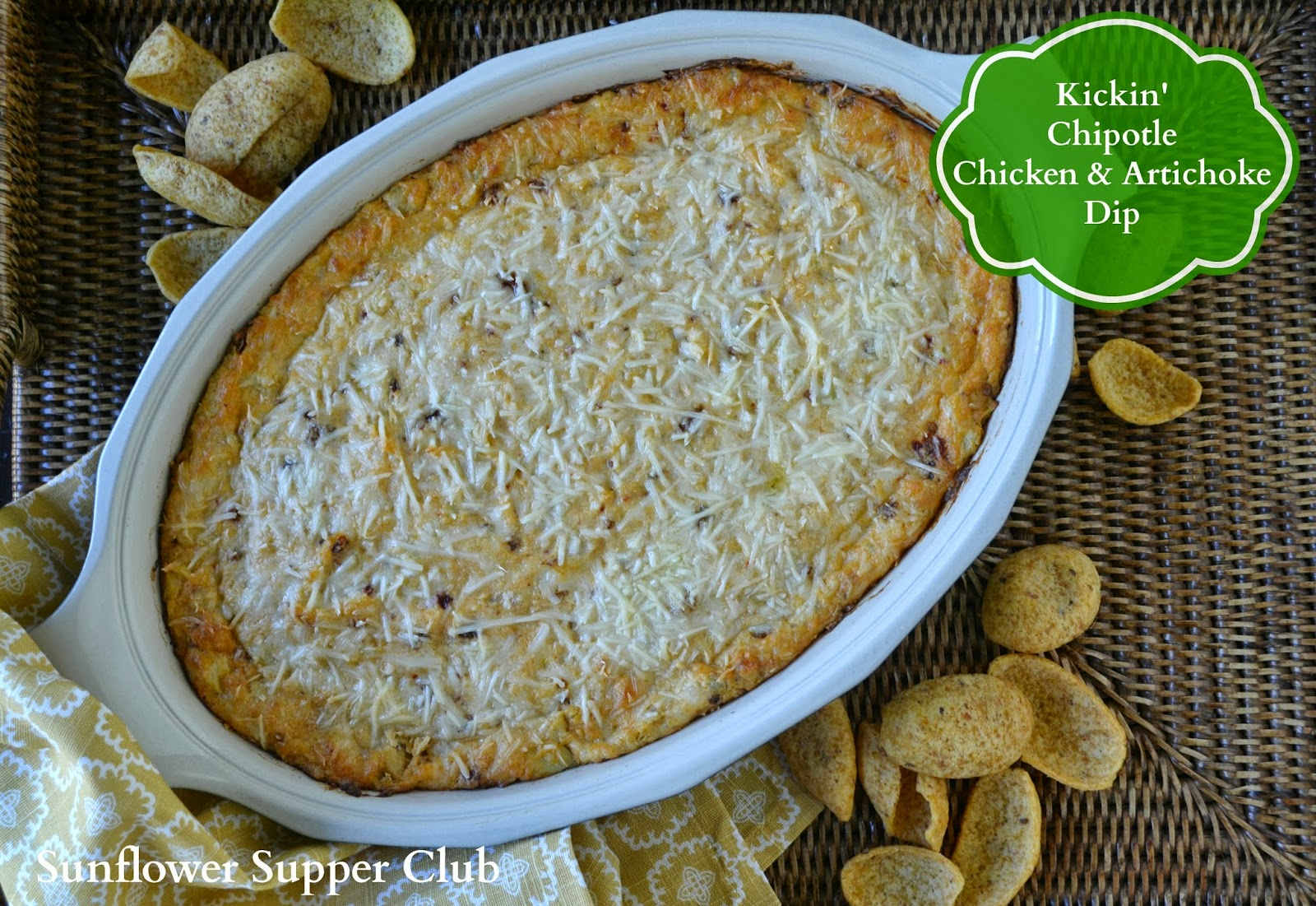Sunflower Supper Club Kickin' Chipotle Chicken & Artichoke Dip