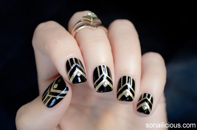The Great Gatsby Inspired Nails