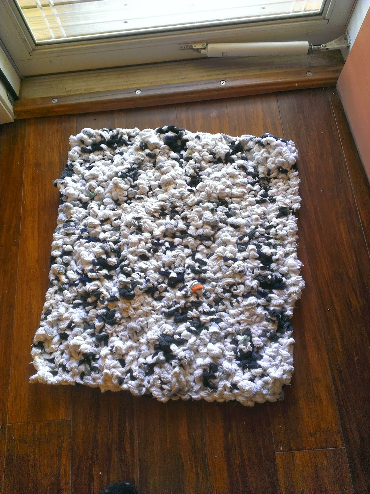 Career 2 Home School Mom Old Holey Sock Rug